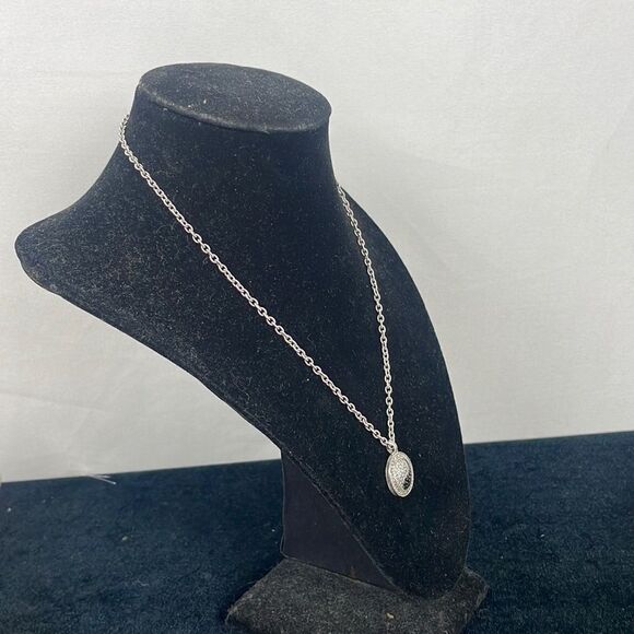 Judith Ripka Sapphire and Diamond Ying Yang Necklace - Picture 4 of 6